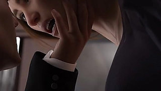 Hot Secretary Humiliated and Face Fucked by Big Cock Boss