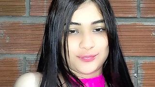 I masturbate my stepsister's tight pussy and play with perfect natural tits