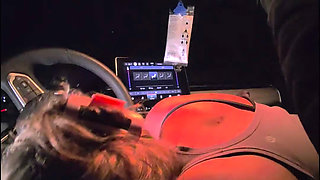 Sucking Driver’s Cock After Picking Me up POV