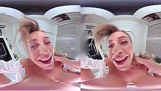 That Smile Was Dangerous: Babe, Blonde  Vr VR Porn