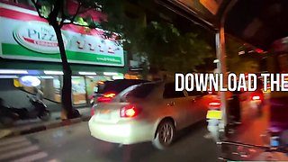 Big tits Thai teen really gets into it