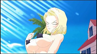 Pulverizing, big boob play, bikini