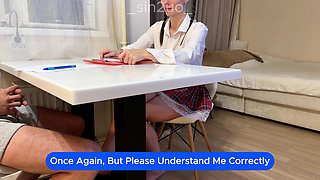 Part 1. The teacher, for retaking the exam, fucked the student hard in anal.