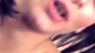 Hot brunette teen gets fucked hard in the bed
