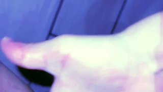 Intense finger fucking session for hairy MILF squirter