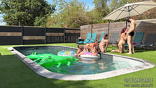 Orgy at the Pool