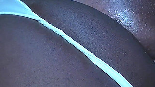 Interracial Panty Anal Fuck and Cum Inside Ass