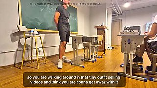 Hot Swedish Schoolgirl Caught & Punished by Teacher - Blonde Teen Blowjob in 4K