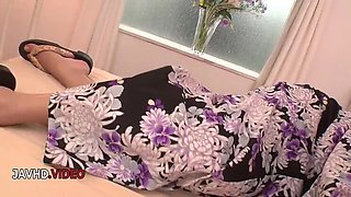 Reiko Kobayakawa Big Tits Threesome - Japanese MILF Seduces Two Lovers Anal Creampie