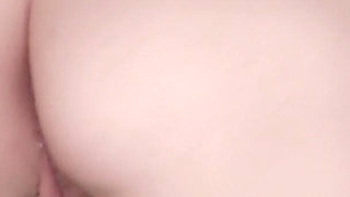 Ball Gagged Fuck Doll Fucks Pussy and Squirts
