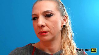 Mature Woman Relaxes Mans Tense Muscles with Her Juicy Pussy in Sloppy Blowjob, Deep Doggy