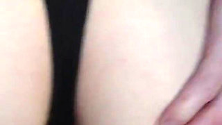 Ass in Thong, Squeezing and Spanking It