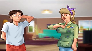 Throwing a party can be tough in Summertime Saga