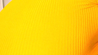 Sultry Big-titted Woman Gets Her Belly Button Fucked and Belly Splattered with Cum