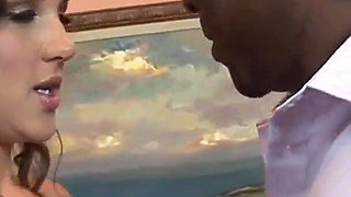 Kiera King teen interracial fuck with black cock for cum