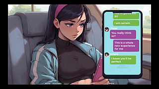 My New Girlfriend [ Taboo Hentai Game ] Ep.34 My GF Do a Sexy Secretary Role Play Photoshoot with a Stranger!