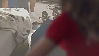 Awam Slutty MILF - Sophia Took the Chance to Quickly Fuck Sam Once Before Heading to the Ranch.