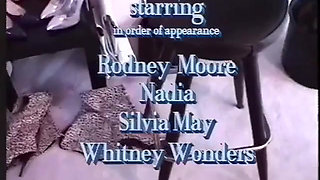 Legendary 90's porn star Nadia Nyce Vintage 3 way