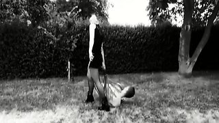 DEUTSCHE DOMINANZ (German) - A Little Outdoorfun Spanking