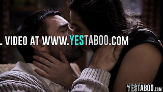 BBW MILF doctor convinces busty Latina and stepdad for threesome