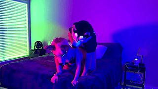 Amateur Busty Brunette Striptease