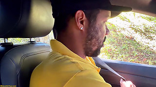 Tattooed 81 Year Old Granny Outdoor Behind the Car Fucked