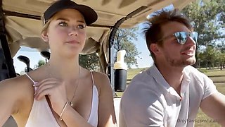 Utahjaz Takes Hardcore Cumshot During Golf Fuck