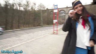 Nice-looking Coco Bae's public action