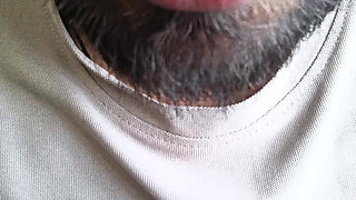 The man can lick pussy and kissing in a outdoor stairs in the hostel