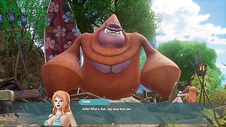 Cartoon long, nami one piece, game