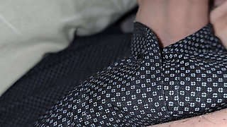 Step mom trains stepson 9 inch cock before with handjob before fuck