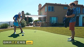 Brazzers - Luna Star sneaks around with the golf coach & gets screwed in the bum under her husband's nose