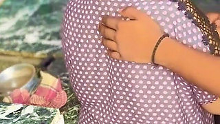 Wife’s Friend Hardcore Sex in Kitchen Non-stop Nude Passion Hindi Video