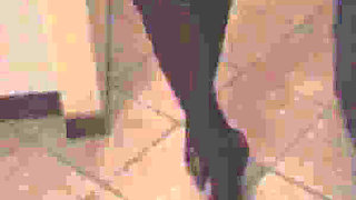 Black Stockings Shoeplay