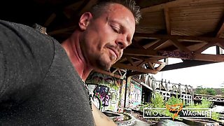 Matchless Mia Blow's german outdoor movie