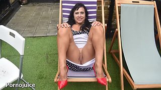 Granny Deep Throat First Big Black Cock - Amateur Brunette with Big Ass