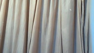 Glamour babe with big boobs masturbates in lingerie