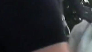 The old lady discovers a boy masturbating