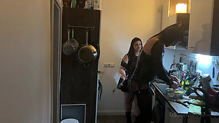 Kitchen Fisting Frenzy - Mature Sluts Stretched Wide Open
