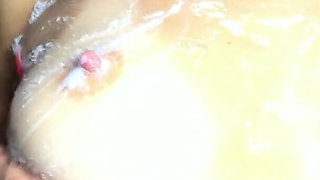 Wet Hairy Pussy Shaving Blowjob Shower