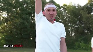 Sara Saijo Hot Outdoor Group Fuck - Japanese Uncensored Blowjob & Hardcore Action