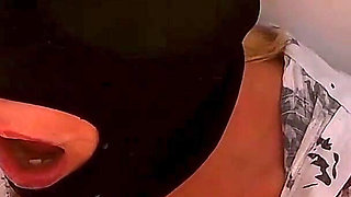 ABlowjob on Sunny Balcony Makes Him Cum in Her Mouth While Strangers Walking by, Not Knowing He Just Orgasmed All Over Her