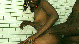 BBC Girl likes it in the toilet