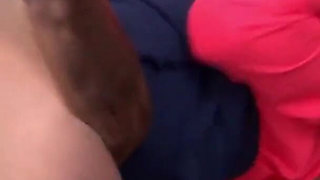 Hairy big ass brunette smashed hard by a big black cock