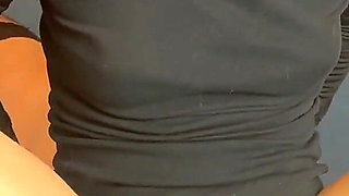 Slave Sniffs the Farts of Beautiful Mistress and Swallows Cum From Her Ass