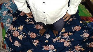 I fucked the Gujarati daughter-in-law by making a new bed