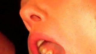 Skinny MILF Roxy gets fucked hard in cave by husband and buddy