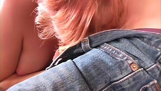 Desperate Amateurs Nikki and Shayla Suck Big Cock and Get Their Pretty White Faces with Cum