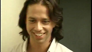 Blonde toys then gets assfucked on bed