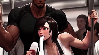 Tifa Always Meets the Most Interesting People on the Midgar Train